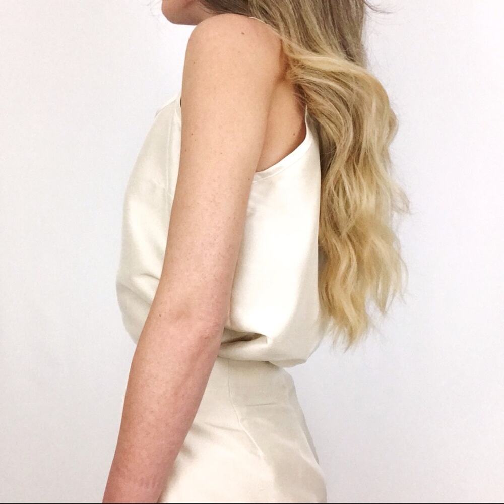 Vintage Pure Silk Pantsuit Coord Set - Picture 8 of 16